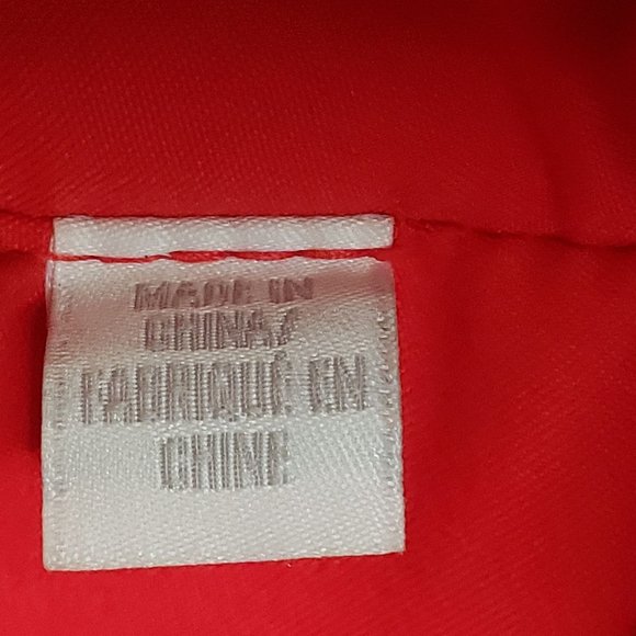 Puma Puffer Vest Red Sweater Pattern Zip Up Adult Med Sport Lifestyle - Picture 6 of 12